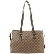 Vintage Schoudertas Louis Vuitton Vintage , Brown , Dames