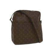 Tweedehands Bruin Canvas Louis Vuitton Schoudertassen Louis Vuitton Vi...