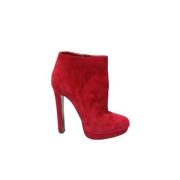 Pre-owned Laarzen Alexander McQueen Pre-owned , Red , Dames