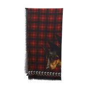 Pre-owned Wool scarves Givenchy Pre-owned , Red , Dames