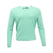 Pre-owned Wool tops Ralph Lauren Pre-owned , Blue , Dames