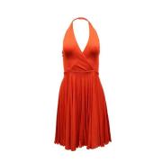 Pre-owned Viscose dresses Ralph Lauren Pre-owned , Orange , Dames