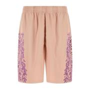Poederroze Bermuda Shorts Bluemarble , Pink , Heren
