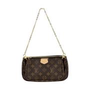 Tweedehands Bruin Leren Louis Vuitton Accessoire Tas Louis Vuitton Vin...