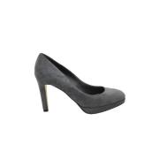 Pre-owned Suede heels Sergio Rossi Pre-owned , Gray , Dames