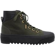 Pre-owned Canvas sneakers Michael Kors Pre-owned , Green , Dames