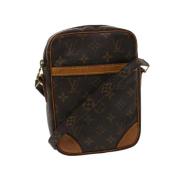 Pre-owned Canvas louis-vuitton-bags Louis Vuitton Vintage , Brown , Da...