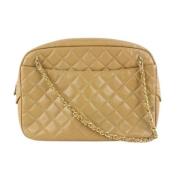 Vintage Schoudertas Chanel Vintage , Beige , Dames