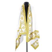 Pre-owned Cotton scarves Versace Pre-owned , White , Dames