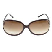 Pre-owned Plastic sunglasses Loewe Pre-owned , Brown , Dames