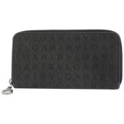 Voldoende canvas-portefeuilles Bvlgari Vintage , Black , Dames