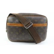 Tweedehands Monogram Crossbody Tas Louis Vuitton Vintage , Brown , Dam...