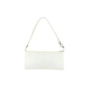 Preated canvas schouderzakken Salvatore Ferragamo Pre-owned , White , ...