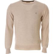 Round-neck Knitwear Brooksfield , Beige , Heren