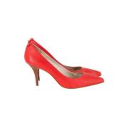 Pre-owned Leather heels Michael Kors Pre-owned , Red , Dames