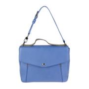Pre-owned Leather handbags Bvlgari Vintage , Blue , Dames