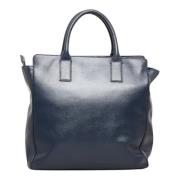 Pre-owned Leather totes Michael Kors Pre-owned , Blue , Dames