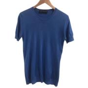 Pre-owned Cashmere tops Versace Pre-owned , Blue , Dames