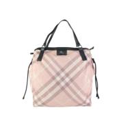 Pre-owned Draagtas Burberry Vintage , Pink , Dames