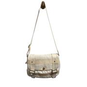 Pre-owned Canvas chanel-bags Chanel Vintage , Beige , Dames