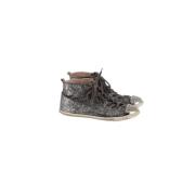 Pre-owned Leather sneakers Miu Miu Pre-owned , Gray , Dames