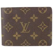 Ra0968 Leren Portemonnees Louis Vuitton Vintage , Brown , Dames