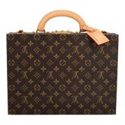 Monogram Canvas Sieradendoos Louis Vuitton Vintage , Brown , Dames