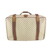 Canvas Gucci Tassen, Tweedehands, Gemaakt in Italië Gucci Vintage , Be...