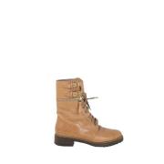 Pre-owned Leather boots Sergio Rossi Pre-owned , Brown , Dames