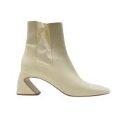 Pre-owned Leather boots Jil Sander Pre-owned , Beige , Dames