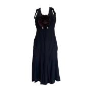Pre-owned Fabric dresses Yves Saint Laurent Vintage , Black , Dames