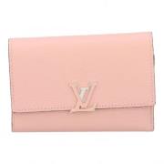 Pre-owned Leather wallets Louis Vuitton Vintage , Pink , Dames