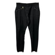 Pre-owned Polyester bottoms Dolce & Gabbana Pre-owned , Black , Dames