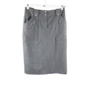 Pre-owned Wool bottoms Celine Vintage , Gray , Dames