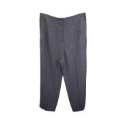 Pre-owned Polyester bottoms Armani Pre-owned , Gray , Dames