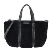 Pre-owned Wool balenciaga-bags Balenciaga Vintage , Black , Dames