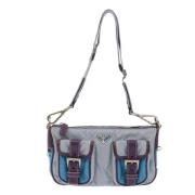 Pre-owned Fabric prada-bags Prada Vintage , Blue , Dames