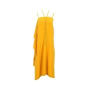 Pre-owned Fabric dresses Alexander McQueen Pre-owned , Yellow , Dames