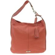 Pre-owned Leather shoulder-bags Coach Pre-owned , Orange , Dames