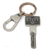 Pre-owned Metal key-holders Gucci Vintage , Gray , Dames