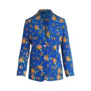 Pre-owned Cotton outerwear Gucci Vintage , Blue , Dames