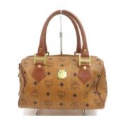 Handtassen voor het eigendom van canvas MCM Pre-owned , Brown , Dames