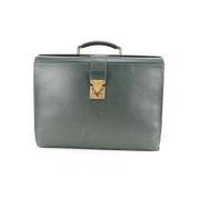 Tweedehands handtas Louis Vuitton Vintage , Green , Dames