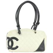 Gebruikte Handtas, DatoCode/Serienummer: 9690422 Chanel Vintage , Whit...