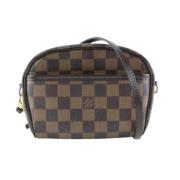 Vintage Leren Tassen Vi0094 Frankrijk Louis Vuitton Vintage , Brown , ...