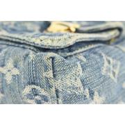 Pre-owned Fabric louis-vuitton-bags Louis Vuitton Vintage , Blue , Dam...