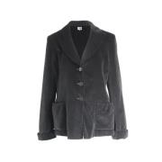 Pre-owned Velvet outerwear Armani Pre-owned , Black , Dames