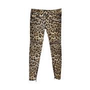 Pre-owned Cotton bottoms Balmain Pre-owned , Brown , Dames