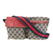 Tweedehands Schoudertas Gucci Vintage , Gray , Dames