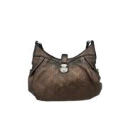 Tweedehands Mahina XS Leren Schoudertas Louis Vuitton Vintage , Brown ...